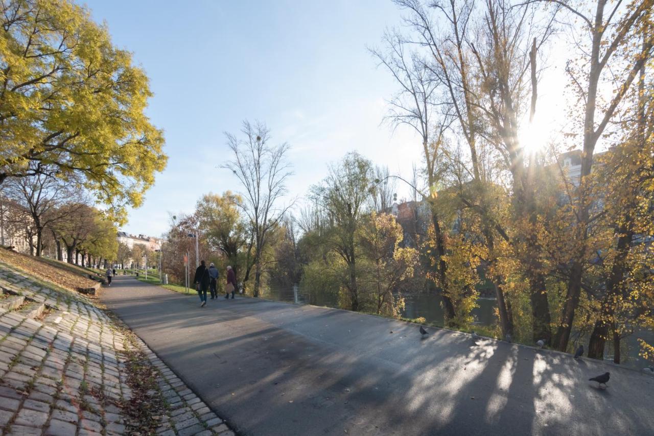 An Der Donau, 10 Minuten Ins Zentrum, Klimaanlage Viena Exterior foto